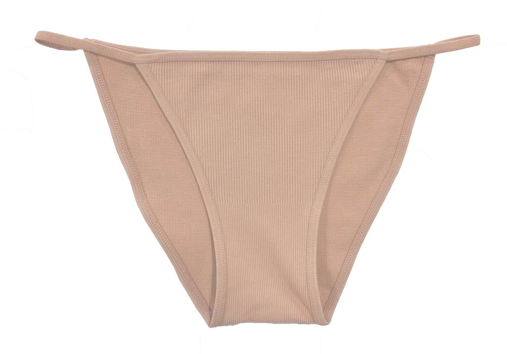 Seamless Rib Strappy Bikini, XS-2X