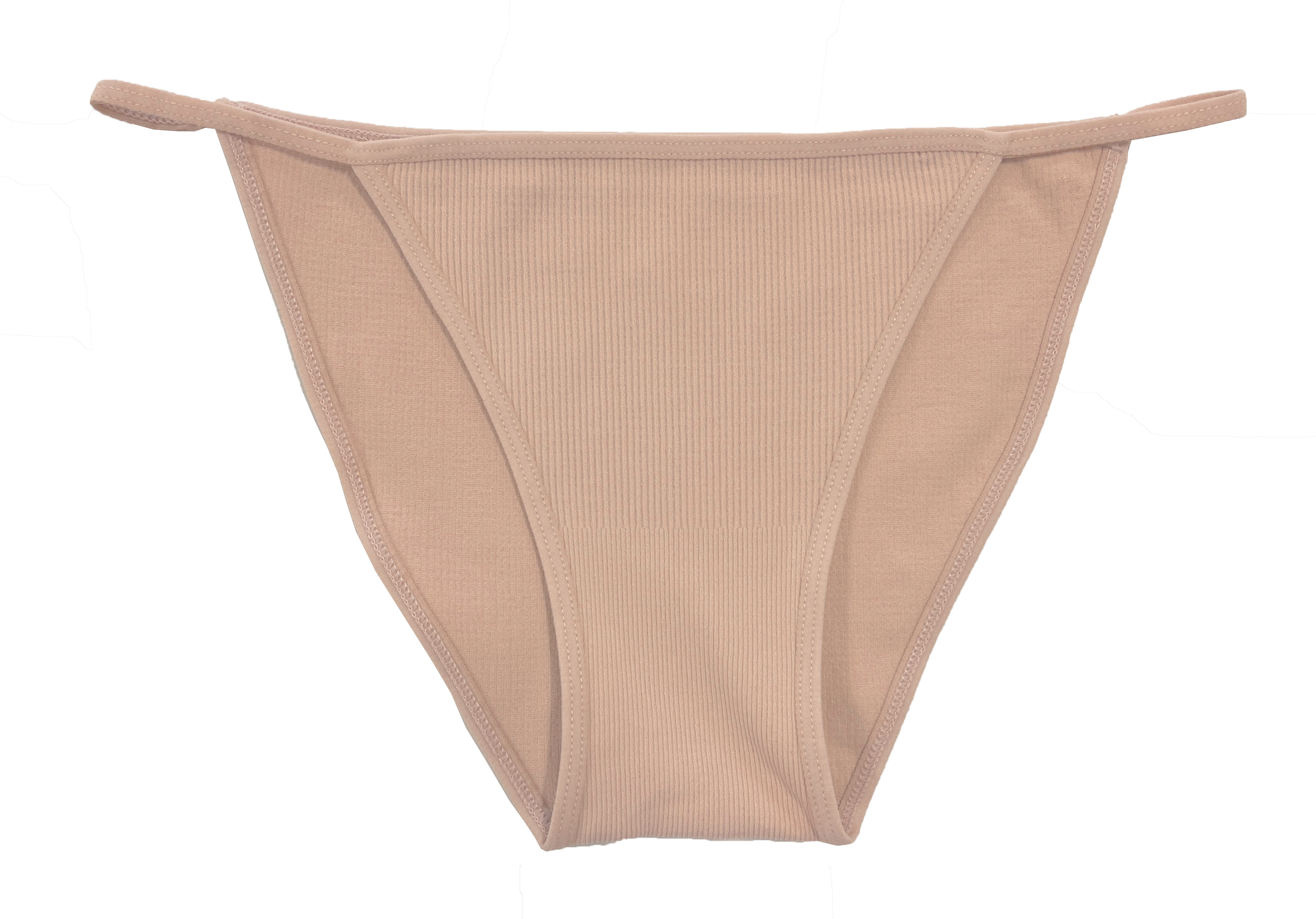 Seamless Rib Strappy Bikini, XS-2X